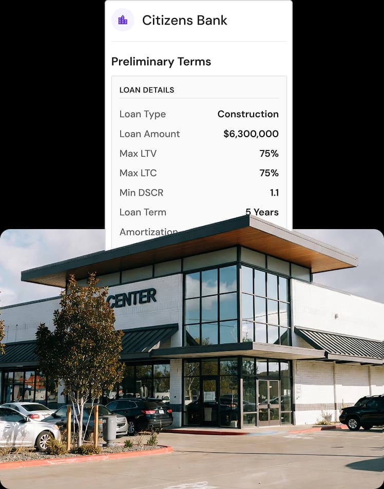 Lake Credit Union preliminary terms