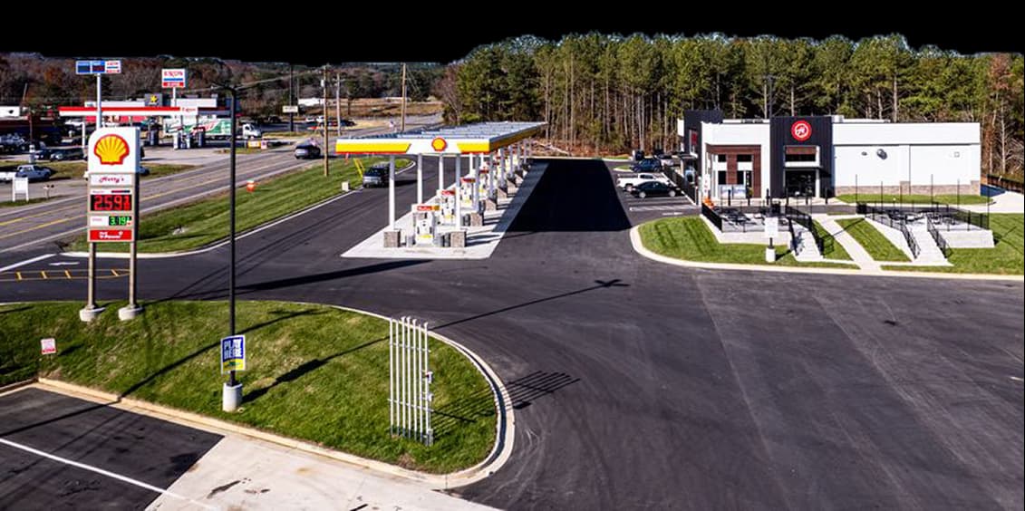 Truck stop in Charleston, TN