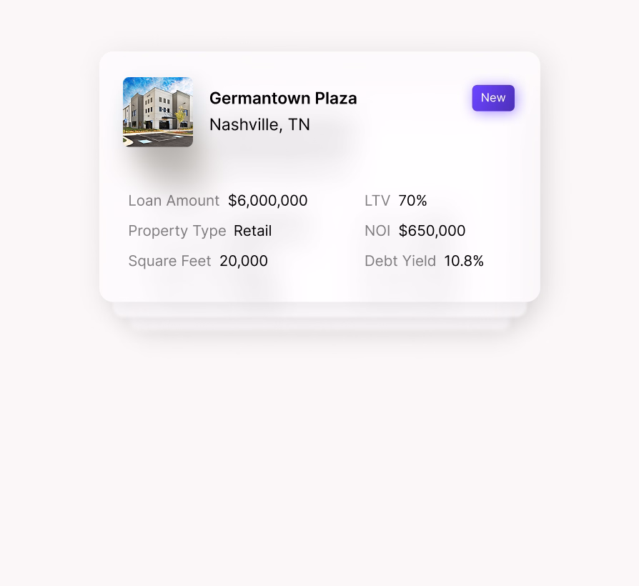 Hyper-targeted deal flow matching your lending strategy